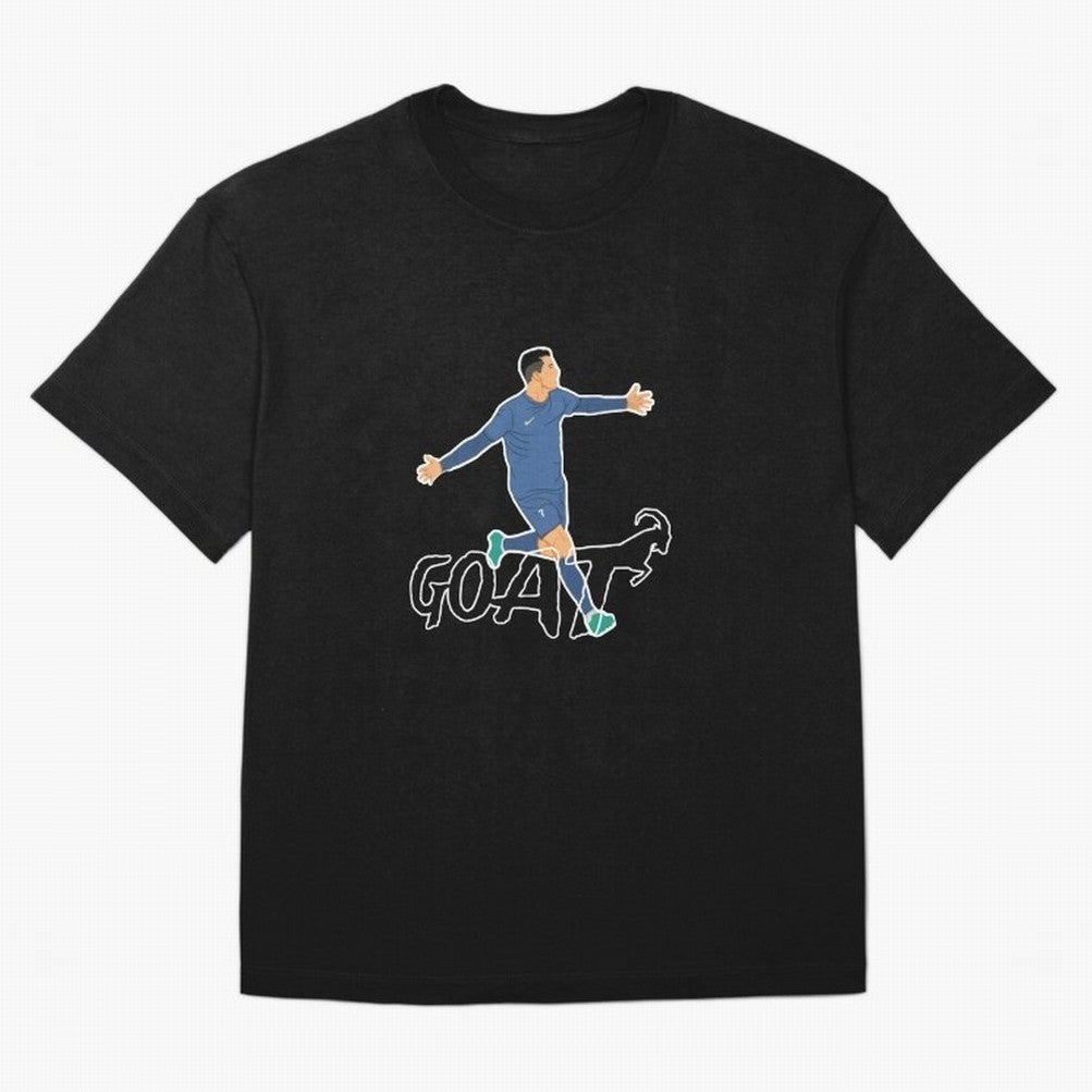 Cristiano Ronaldo - GOAT Oversized T-Shirt Live the Energy of the FIFA World Cup 2026 USA Canada Mexico Journey through Messi and Cristiano Ronaldo Highlights, Netherlands Pride, Supporter Pride, Iconic Celebrations, Legendary Names and Global