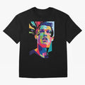 CR7 Sketch Oversized T-Shirt Capture FIFA World Cup 2026 USA Canada Mexico Celebrating Mbappe and Neymar, Spain and Netherlands Energy, Stadium Memories, Football Loyalty, International Chants and Championship Tradition; Built for Supporters