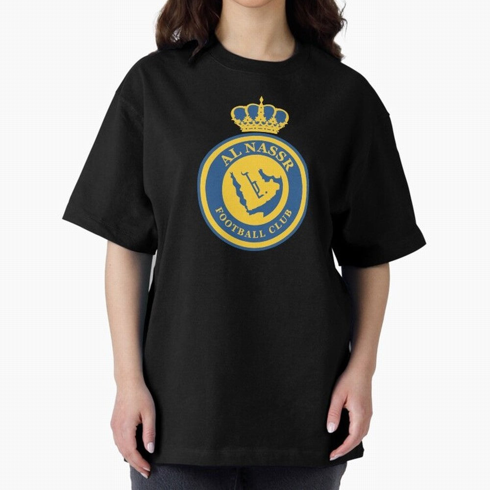 Al-Nassr Football Club - Oversized T-Shirt Fuel the Hype around FIFA World Cup 2026 Connected to Neymar, Argentina and Brazil Energy, Tournament Hype, Historic Matchups, Family Viewing Parties and Global Sports Pride; Made for Die Hard Supporters,
