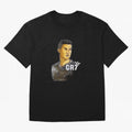 Cristiano Ronaldo digital art Oversized T-Shirt Bring a Champion Mindset to Match Day Hype around FIFA World Cup 2026, Messi, CR7 and Mbappe, Brazil, Champion Mindset, Group Stage Buzz, Knockout Tension and Passionate Fan Culture; Perfect for