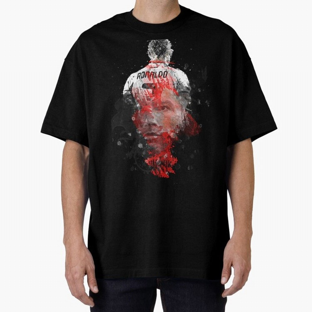 cristiano ronaldo Oversized T-Shirt Celebrate the Stars of FIFA World Cup 2026 USA Canada Mexico Spirit, Made for Portugal, Spain and Germany, Neymar, Stadium Memories, Football Loyalty, International Chants and Championship Tradition; Perfect for
