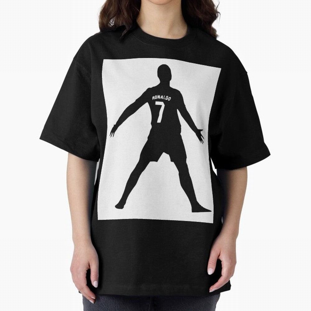 Cristiano Ronaldo #7108 Oversized T-Shirt Show Support during FIFA World Cup 2026 USA Canada Mexico for Fans of Messi and Cristiano Ronaldo and Argentina, Bringing Soccer Culture, Superstar Moments, National Team Dreams and Competitive Fire; Ideal