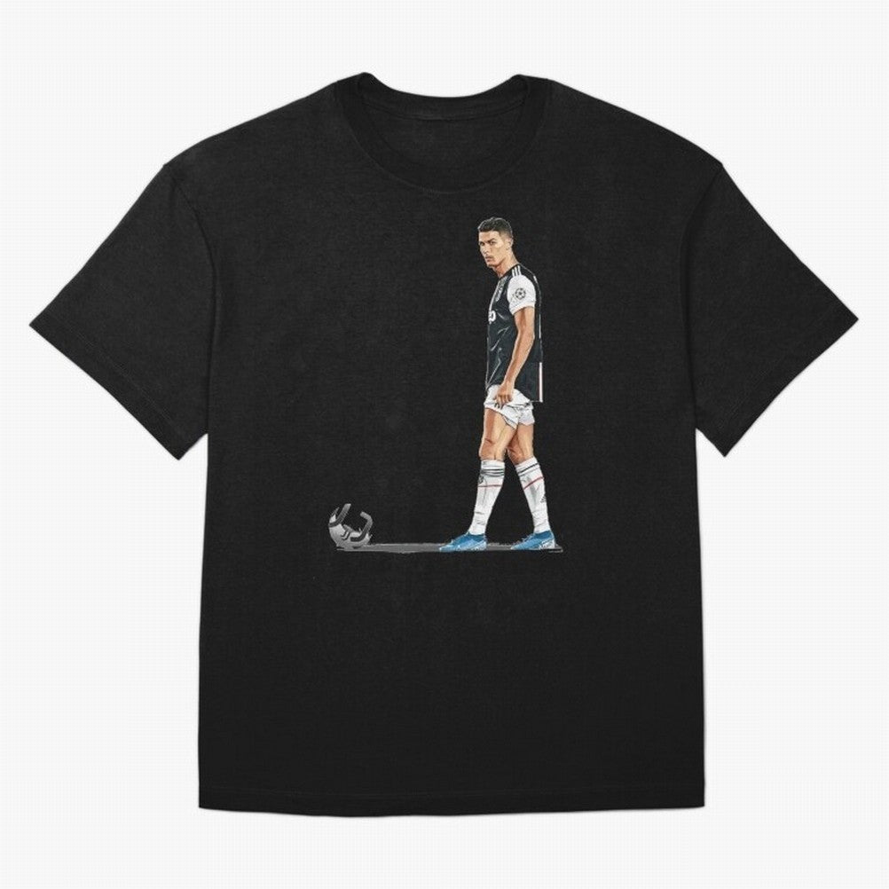 Ronaldo Watercolor Oversized T-Shirt Support the Legends of FIFA World Cup 2026 Group Stage for Fans of Messi and Cristiano Ronaldo and England, France and Netherlands, Bringing Supporter Pride, Iconic Celebrations, Legendary Names and Global Match