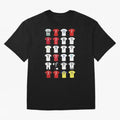 Cristiano Ronaldo Football Oversized T-Shirt Follow the Final Road of FIFA World Cup 2026 Group Stage Driven by Messi and Cristiano Ronaldo, England, France and Netherlands Energy, Worldwide Fan Energy, Dramatic Goals, Stadium Lights and
