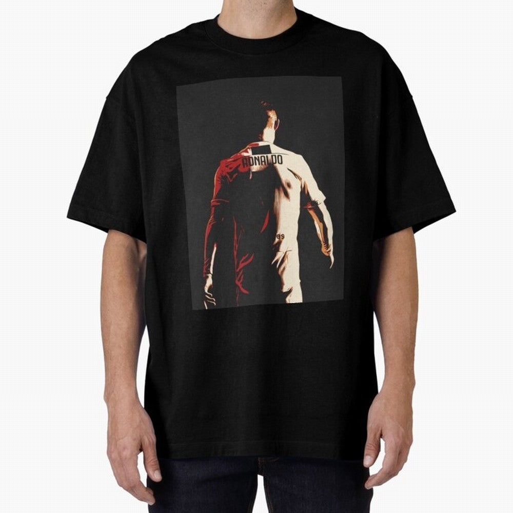 Cristiano Ronaldo Cristiano Ronaldo Juventus Oversized T-Shirt Bring Trophy Dreams to Match Day Hype around FIFA World Cup 2026, Messi and Cristiano Ronaldo, France and Portugal, Vintage Soccer Flavor, Modern Football Stars, National Flags and