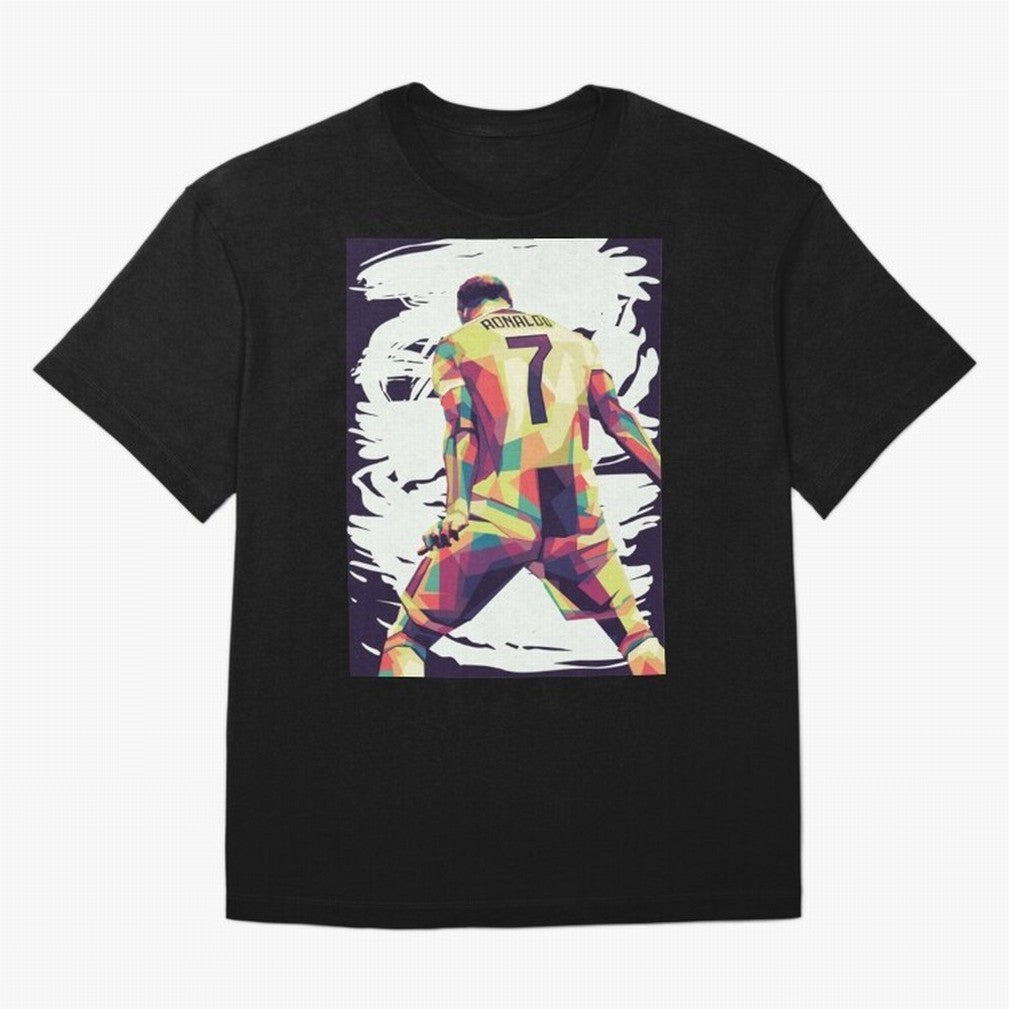 Cristiano Ronaldo Art cristiano ronaldo Oversized T-Shirt Show Championship Spirit for Global Football Passion for FIFA World Cup 2026, with Messi and Cristiano Ronaldo, England, France and Netherlands, Global Supporter Spirit, Legendary Goals,
