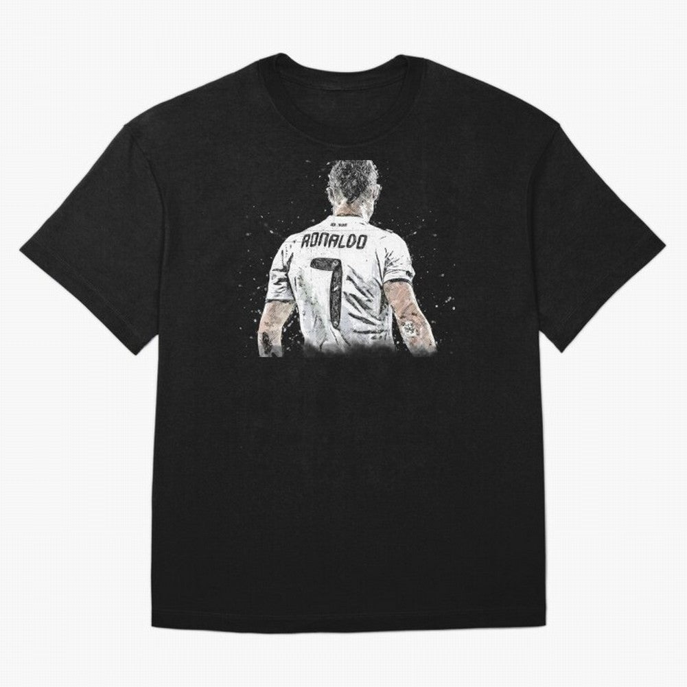 Cristiano Ronaldo Cristiano ronaldo back Oversized T-Shirt Show Your Stadium Side during FIFA World Cup 2026 USA Canada Mexico Spirit, Filled with France and Portugal, Neymar, Haaland and Cristiano Ronaldo, Classic Soccer Heritage, Championship