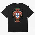 Portugal Soccer Logo Oversized T-Shirt Represent Football Lovers during FIFA World Cup 2026 USA Canada Mexico Spirit, Celebrating Portugal, Spain and Germany, Mbappe, Vintage Soccer Flavor, Modern Football Stars, National Flags and Final Night