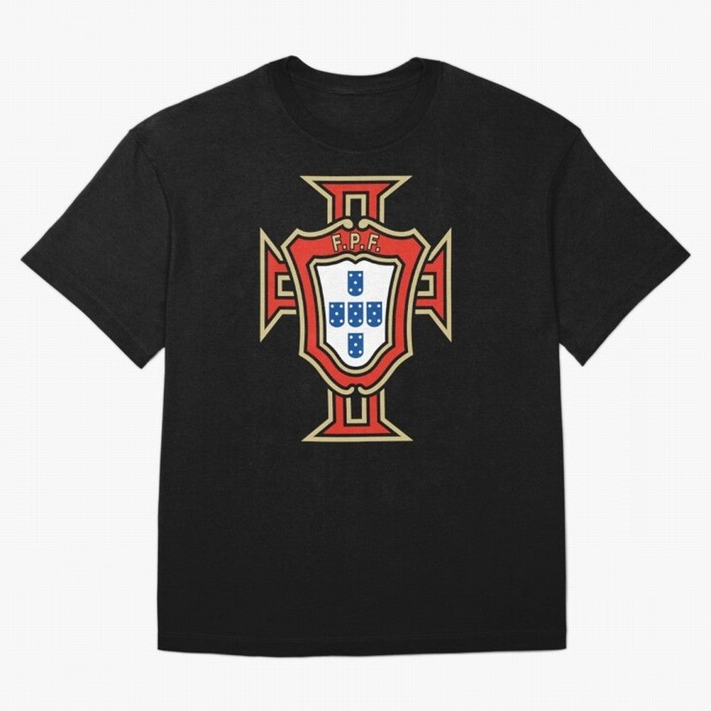 Portugal Soccer Logo Oversized T-Shirt Represent Football Lovers during FIFA World Cup 2026 USA Canada Mexico Spirit, Celebrating Portugal, Spain and Germany, Mbappe, Vintage Soccer Flavor, Modern Football Stars, National Flags and Final Night