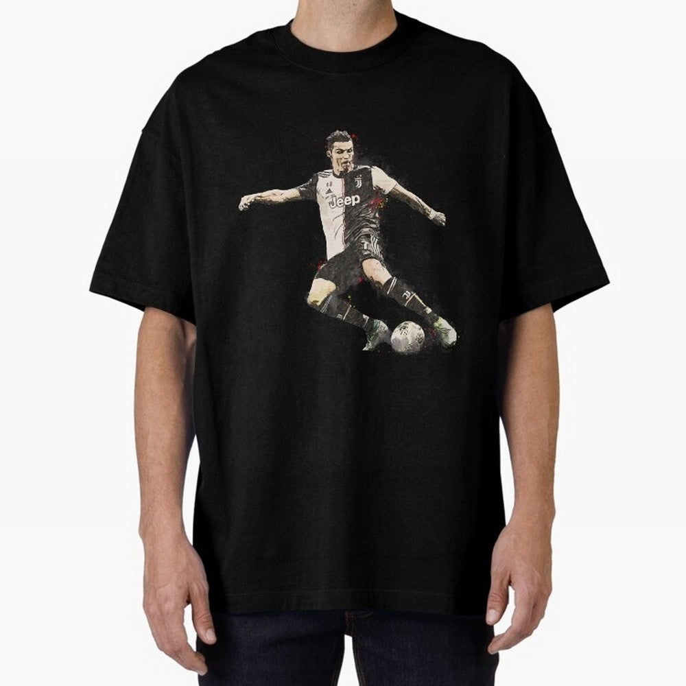 Cristiano Ronaldo Oversized T-Shirt Bring Home the FIFA World Cup 2026 Group Stage Journey through CR7 and Messi Highlights, Argentina, France and Brazil Pride, Worldwide Fan Energy, Dramatic Goals, Stadium Lights and Championship Celebrations;