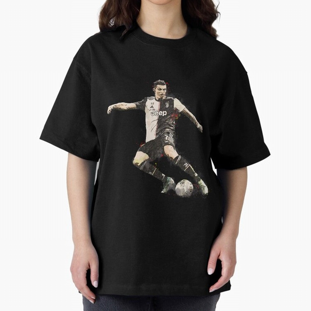Cristiano Ronaldo Oversized T-Shirt Bring Home the FIFA World Cup 2026 Group Stage Journey through CR7 and Messi Highlights, Argentina, France and Brazil Pride, Worldwide Fan Energy, Dramatic Goals, Stadium Lights and Championship Celebrations;