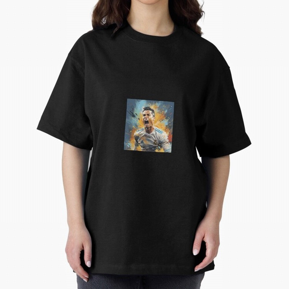 Cristiano Ronaldo Oversized T-Shirt Fuel Your Fan Pride for the FIFA World Cup 2026 Group Stage Journey through Haaland Highlights, Argentina, France and Brazil Pride, Champion Mindset, Group Stage Buzz, Knockout Tension and Passionate Fan Culture;