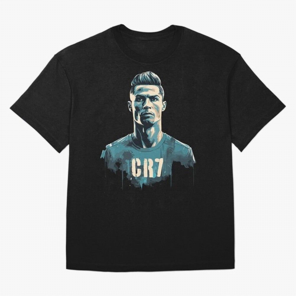 CR7 Oversized T-Shirt Follow the Road to Match Day Hype around FIFA World Cup 2026 USA Canada Mexico, Neymar, France and Portugal, Supporter Pride, Iconic Celebrations, Legendary Names and Global Match Day Energy; Ideal for Passionate Fans Who Love