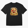 CR7 Five Ballon d'Or Trophies Cartoon ¨C Football Legend Illustration Oversized T-Shirt Celebrate Golden Goal Energy in Global Football Passion for FIFA World Cup 2026 USA Canada Mexico, Connected to Cristiano Ronaldo, Haaland and CR7, Brazil,