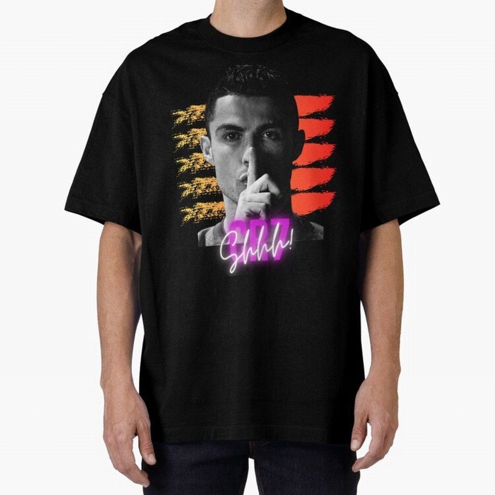 Cristiano Ronaldo cr7 Oversized T-Shirt Support Iconic Players in FIFA World Cup 2026 Group Stage Made for Cristiano Ronaldo, Haaland and CR7, Germany Energy, Match Day Excitement, Supporter Culture, Golden Goals and Global Football Passion; Ideal
