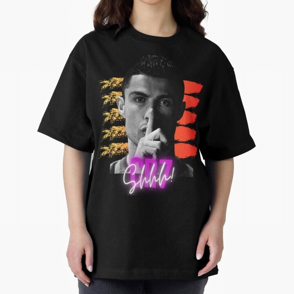 Cristiano Ronaldo cr7 Oversized T-Shirt Support Iconic Players in FIFA World Cup 2026 Group Stage Made for Cristiano Ronaldo, Haaland and CR7, Germany Energy, Match Day Excitement, Supporter Culture, Golden Goals and Global Football Passion; Ideal