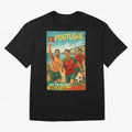 Portugal Hel-Azul Spirit at Cabo da Roca and Bel¨¦m Tower for FIFA World Cup 2026 Oversized T-Shirt Keep the Match Day Mood of Global Football Passion for FIFA World Cup 2026 Group Stage, with Neymar, Haaland and Cristiano Ronaldo, England and