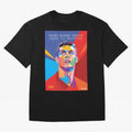 Cristiano Ronaldo Oversized T-Shirt Join FIFA World Cup 2026 Spirit, Featuring Brazil, Messi, Neymar and Mbappe, Fan Favorite Moments, National Team Passion, Big Match Drama and Soccer History; Ideal for Football Dads, Football Moms, Friends,