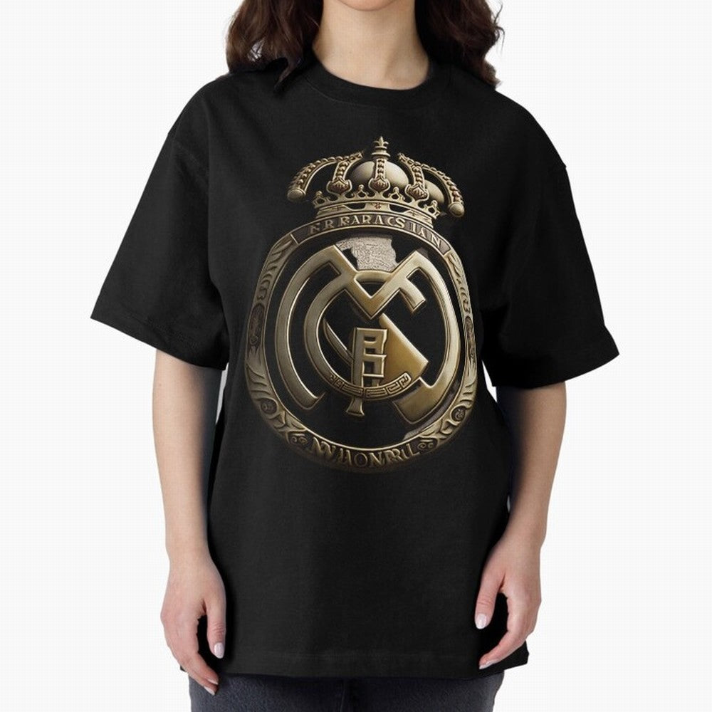 Madrid Oversized T-Shirt Celebrate the Stars of Match Day Hype around FIFA World Cup 2026 USA Canada Mexico, Haaland, Argentina and Brazil, Football Festival Excitement, Trophy Ambitions, Country Rivalries and Star Player Buzz; Ideal for Passionate