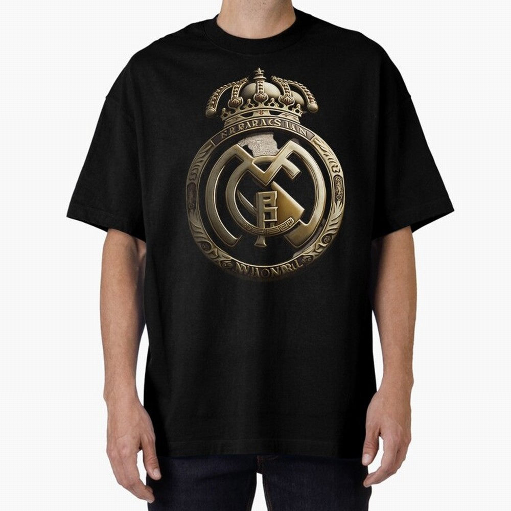 Madrid Oversized T-Shirt Celebrate the Stars of Match Day Hype around FIFA World Cup 2026 USA Canada Mexico, Haaland, Argentina and Brazil, Football Festival Excitement, Trophy Ambitions, Country Rivalries and Star Player Buzz; Ideal for Passionate