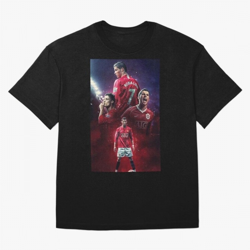 Cristiano Ronaldo dos Santos Aveiro Art Oversized T-Shirt Keep Football History Alive during the FIFA World Cup 2026 Group Stage Journey through Messi Highlights, Argentina and Brazil Pride, Football Passion, Legendary Performances, Festival Vibes