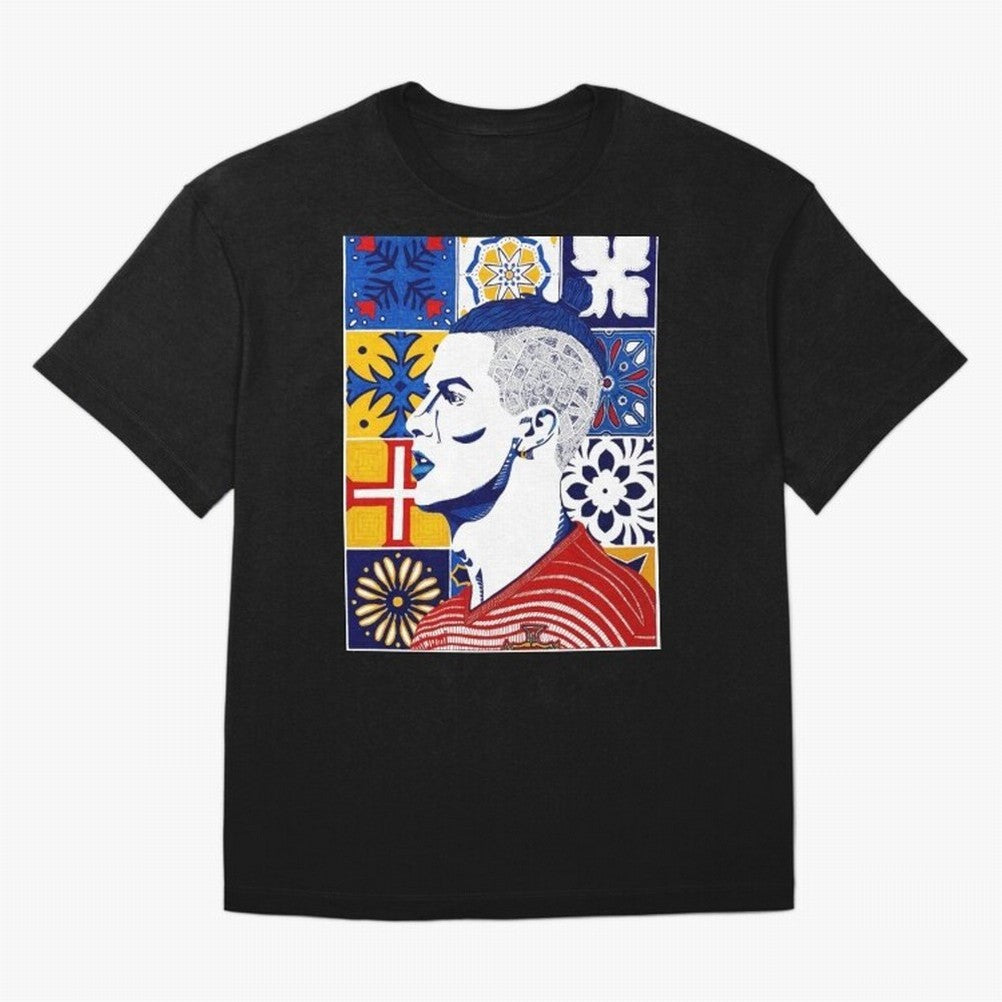 Cristiano Ronaldo Cristiano Ronaldo Azulejos Oversized T-Shirt Relive the Noise and Pride of Global Football Passion for FIFA World Cup 2026 USA Canada Mexico, Highlighting CR7, Argentina, Global Supporter Spirit, Legendary Goals, National Colors