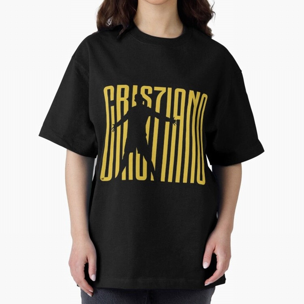 Cristiano Ronaldo Oversized T-Shirt Follow the Final Road of FIFA World Cup 2026 for Fans of CR7 and France and Portugal, Bringing Tournament Hype, Historic Matchups, Family Viewing Parties and Global Sports Pride; Ideal for Fans Who Follow Messi,
