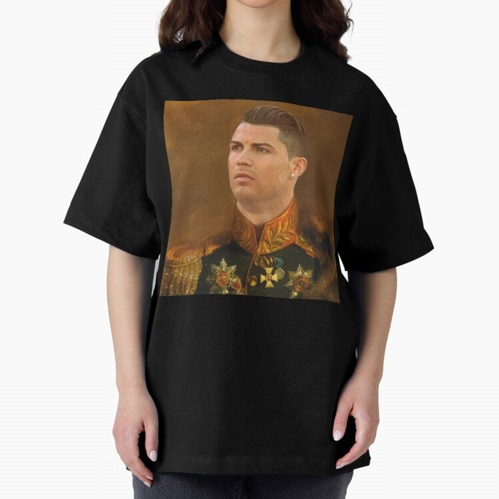 cristiano ronaldo - replaceface Oversized T-Shirt Bring Supporter Culture to Global Football Passion for FIFA World Cup 2026 USA Canada Mexico, with Messi, CR7 and Mbappe, Brazil, Portugal and Argentina, Soccer Culture, Superstar Moments, National