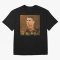 cristiano ronaldo - replaceface Oversized T-Shirt Bring Supporter Culture to Global Football Passion for FIFA World Cup 2026 USA Canada Mexico, with Messi, CR7 and Mbappe, Brazil, Portugal and Argentina, Soccer Culture, Superstar Moments, National