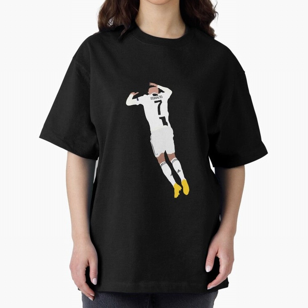 cristiano ronaldo goal celebration Oversized T-Shirt Bring Bold Fan Energy to Global Football Passion for FIFA World Cup 2026 Group Stage, with CR7, England and Germany, Stadium Chants, National Pride, Trophy Dreams and Unforgettable Football