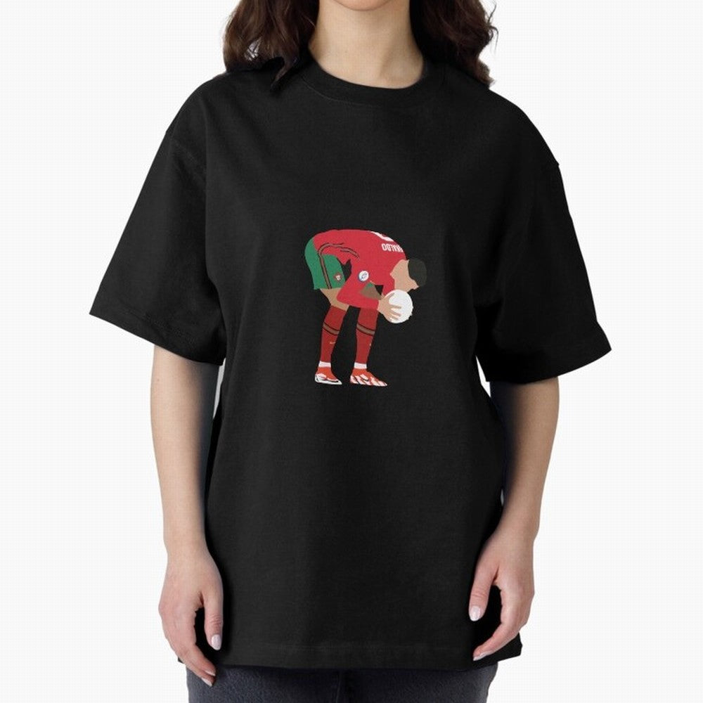 cristiano ronaldo ball kiss Oversized T-Shirt Celebrate Unforgettable Nights in FIFA World Cup 2026 Spirit, Built around Argentina and Brazil, Neymar, Haaland and Cristiano Ronaldo, Tournament Hype, Historic Matchups, Family Viewing Parties and