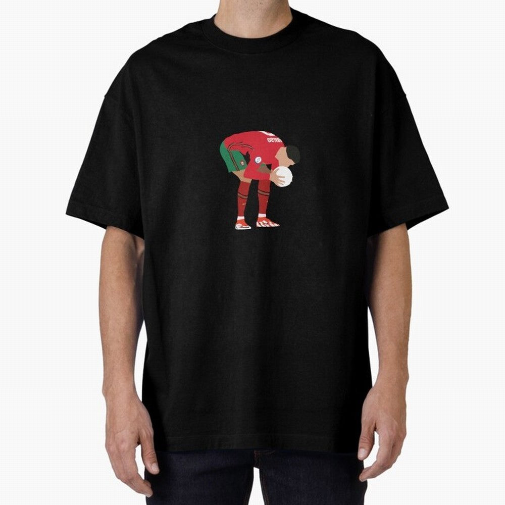 cristiano ronaldo ball kiss Oversized T-Shirt Celebrate Unforgettable Nights in FIFA World Cup 2026 Spirit, Built around Argentina and Brazil, Neymar, Haaland and Cristiano Ronaldo, Tournament Hype, Historic Matchups, Family Viewing Parties and