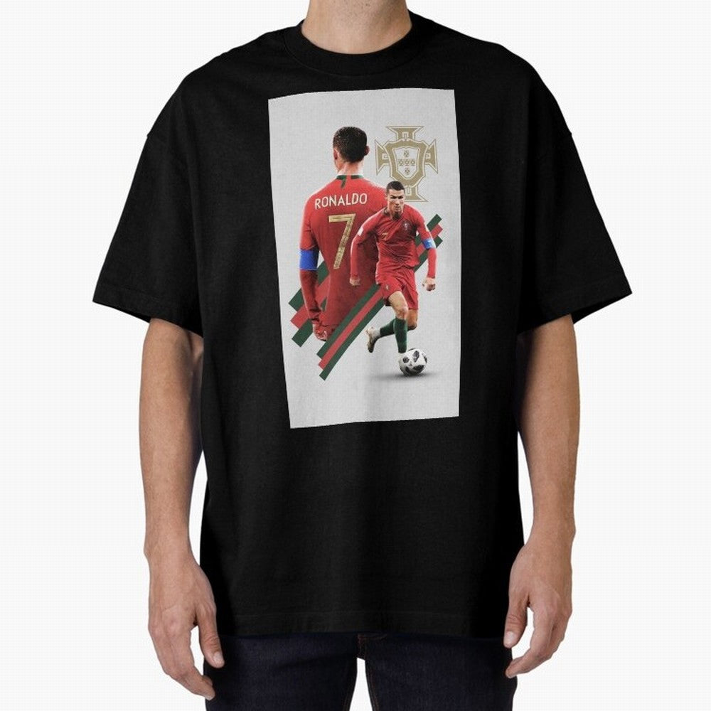 cr qatar Oversized T-Shirt Experience the Global Stage of FIFA World Cup 2026 USA Canada Mexico for Fans of Messi and Argentina and Brazil, Bringing Goal Celebration Energy, Supporter Heritage, Football Icons and Worldwide Tournament Joy; Made for