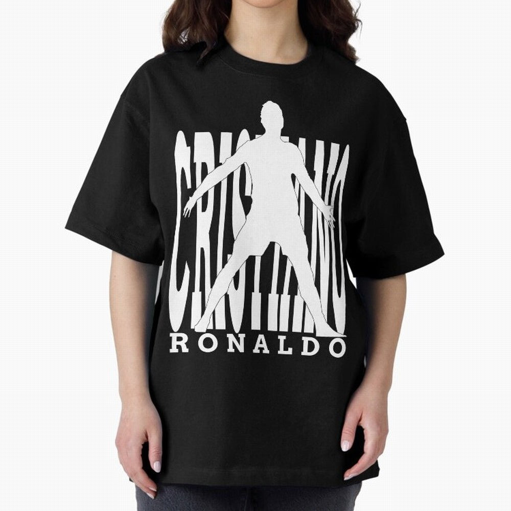 Cristiano Ronaldo - The Legend! Oversized T-Shirt Celebrate Golden Goal Energy in FIFA World Cup 2026 Group Stage Connected to Mbappe and Neymar, Brazil Energy, Football Passion, Legendary Performances, Festival Vibes and Supporter Community;