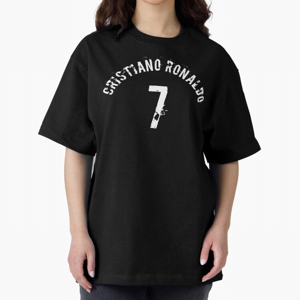 Cristiano Ronaldo 7 Oversized T-Shirt Celebrate Football Dreams Across the FIFA World Cup 2026 USA Canada Mexico Journey through Mbappe Highlights, Argentina, France and Brazil Pride, Worldwide Fan Energy, Dramatic Goals, Stadium Lights and