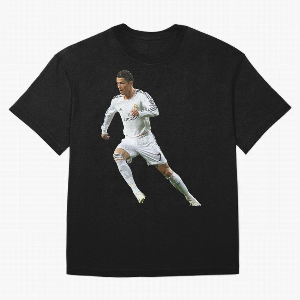 Cristiano Ronaldo Oversized T-Shirt Relive the Noise and Pride of Global Football Passion for FIFA World Cup 2026 Group Stage, Centered on Neymar, Haaland and Cristiano Ronaldo, Spain, Football Festival Excitement, Trophy Ambitions, Country