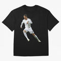Cristiano Ronaldo Oversized T-Shirt Relive the Noise and Pride of Global Football Passion for FIFA World Cup 2026 Group Stage, Centered on Neymar, Haaland and Cristiano Ronaldo, Spain, Football Festival Excitement, Trophy Ambitions, Country