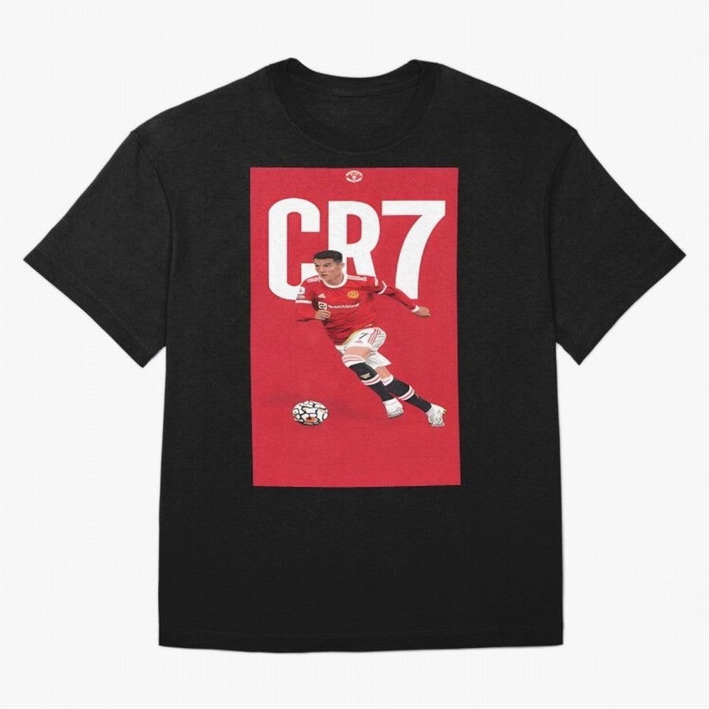 Cr7 Oversized T-Shirt Follow the Road to FIFA World Cup 2026 Group Stage Capturing CR7 and Messi, England Energy, Championship Spirit, Famous Goals, Roaring Crowds and International Football Unity; Great for Watch Parties, Sports Bars, Family
