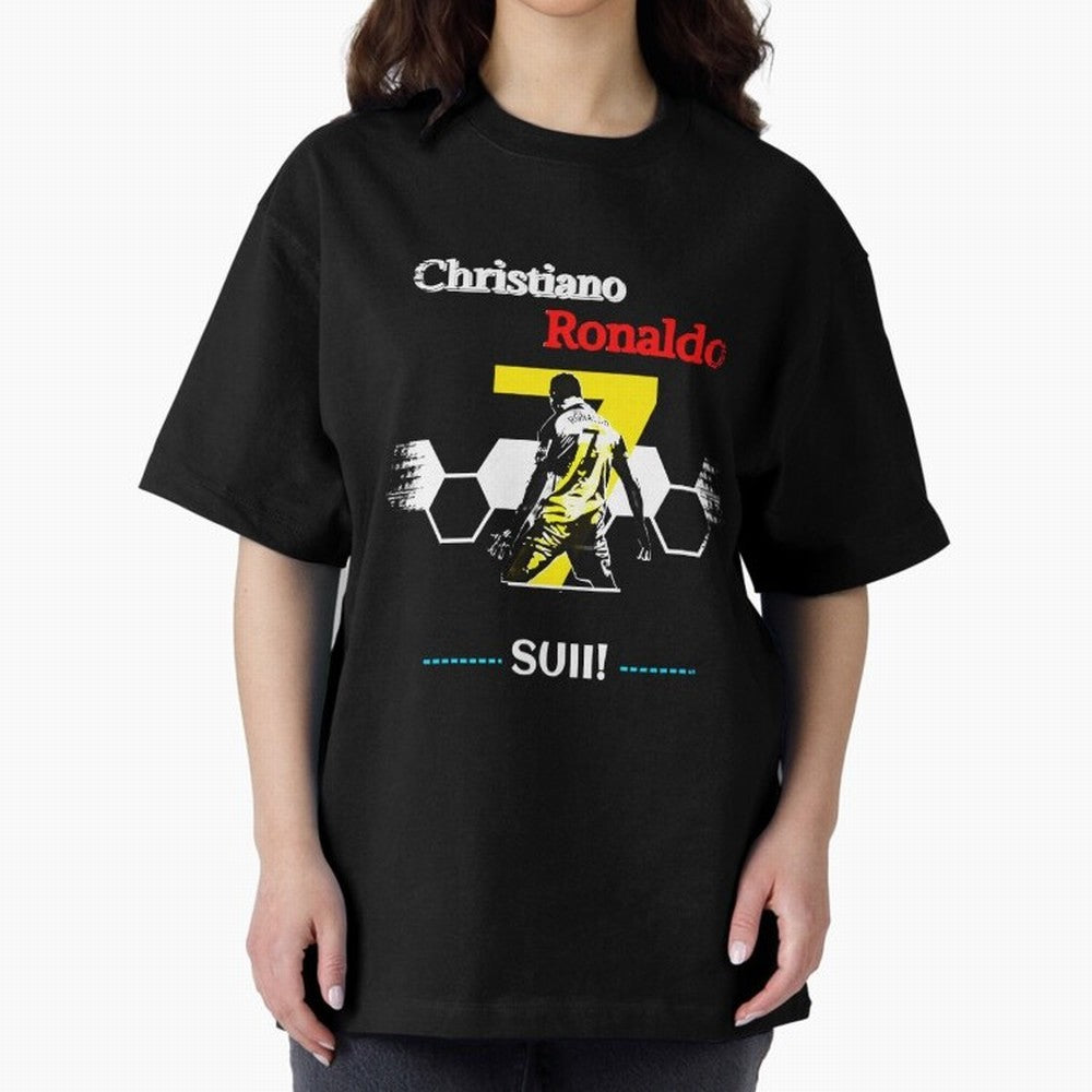 Cristiano Ronaldo Cr7 Oversized T-Shirt Represent Fans Who Live for FIFA World Cup 2026 USA Canada Mexico for Fans of Neymar, Haaland and Cristiano Ronaldo and Germany, Bringing Global Supporter Spirit, Legendary Goals, National Colors and