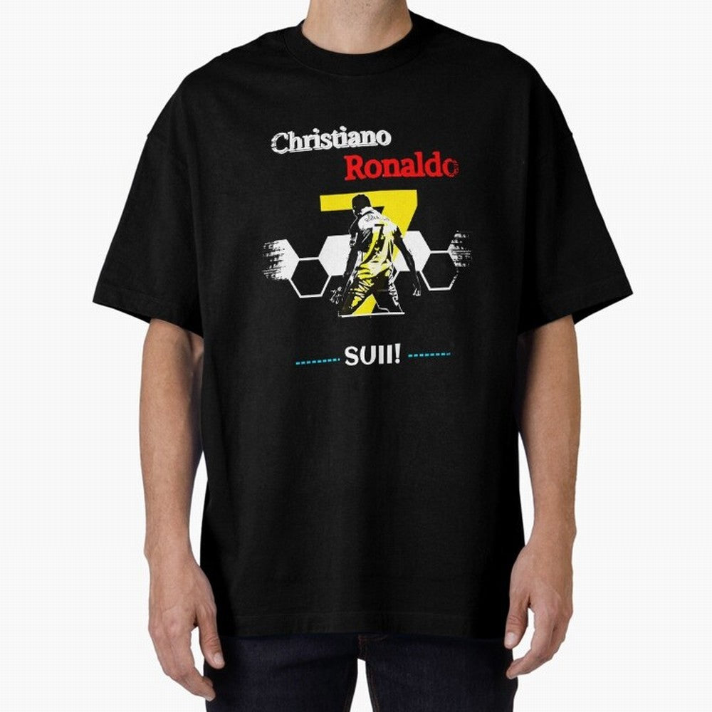 Cristiano Ronaldo Cr7 Oversized T-Shirt Represent Fans Who Live for FIFA World Cup 2026 USA Canada Mexico for Fans of Neymar, Haaland and Cristiano Ronaldo and Germany, Bringing Global Supporter Spirit, Legendary Goals, National Colors and