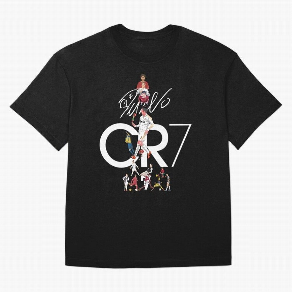 CR7 Oversized T-Shirt Show Support during Match Day Hype around FIFA World Cup 2026, CR7, Portugal, Spain and Germany, Football History, Final Match Energy, Crowd Noise and Once in a Lifetime Moments; Made for Die Hard Supporters, Soccer Lovers,