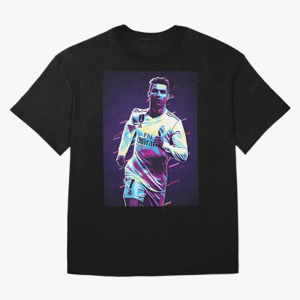 Cr7 Oversized T-Shirt Honor Match Day Hype around FIFA World Cup 2026 Group Stage, Haaland and Mbappe, England and Germany, Global Supporter Spirit, Legendary Goals, National Colors and Tournament Celebration; Ideal for Football Dads, Football
