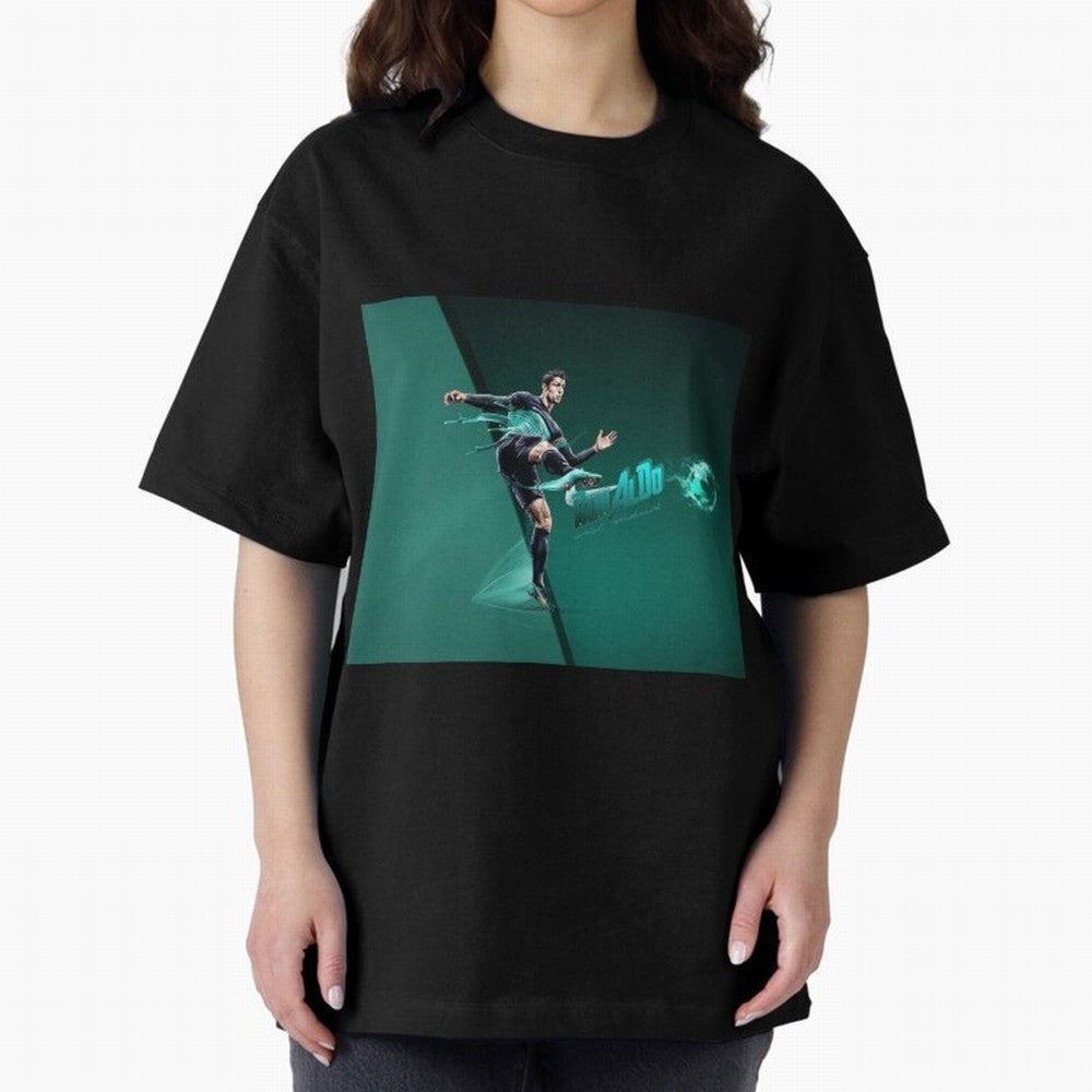 Cristiano Ronaldo #442 Oversized T-Shirt Celebrate Rivalries and Pride in FIFA World Cup 2026 USA Canada Mexico Connected to Mbappe and Neymar, Spain Energy, Stadium Chants, National Pride, Trophy Dreams and Unforgettable Football Memories; Ideal