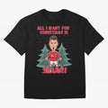 All I Want For Christmas is Siuuu Oversized T-Shirt Refresh Match Day Hype around FIFA World Cup 2026 Group Stage, Neymar, England, France and Netherlands, Football Festival Excitement, Trophy Ambitions, Country Rivalries and Star Player Buzz;