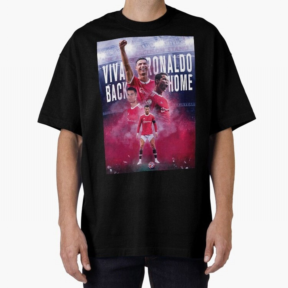 Cristiano Ronaldo Cr7 The Legend Of Manchester United , Ronaldo Gifts, Ronaldo Best Selling , Ronald Oversized T-Shirt Feel International Energy from FIFA World Cup 2026 USA Canada Mexico Spirit, Celebrating Portugal, Neymar, Haaland and Cristiano