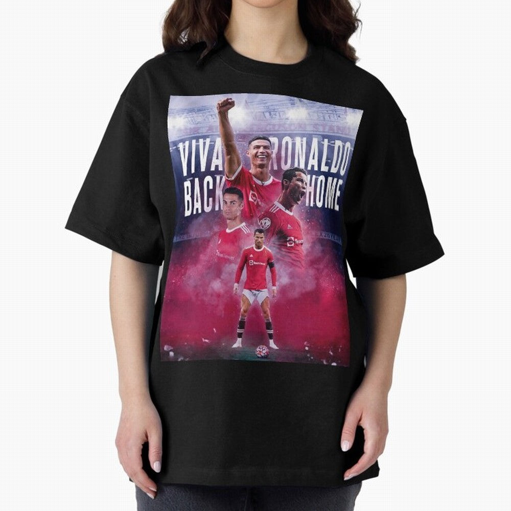 Cristiano Ronaldo Cr7 The Legend Of Manchester United , Ronaldo Gifts, Ronaldo Best Selling , Ronald Oversized T-Shirt Feel International Energy from FIFA World Cup 2026 USA Canada Mexico Spirit, Celebrating Portugal, Neymar, Haaland and Cristiano
