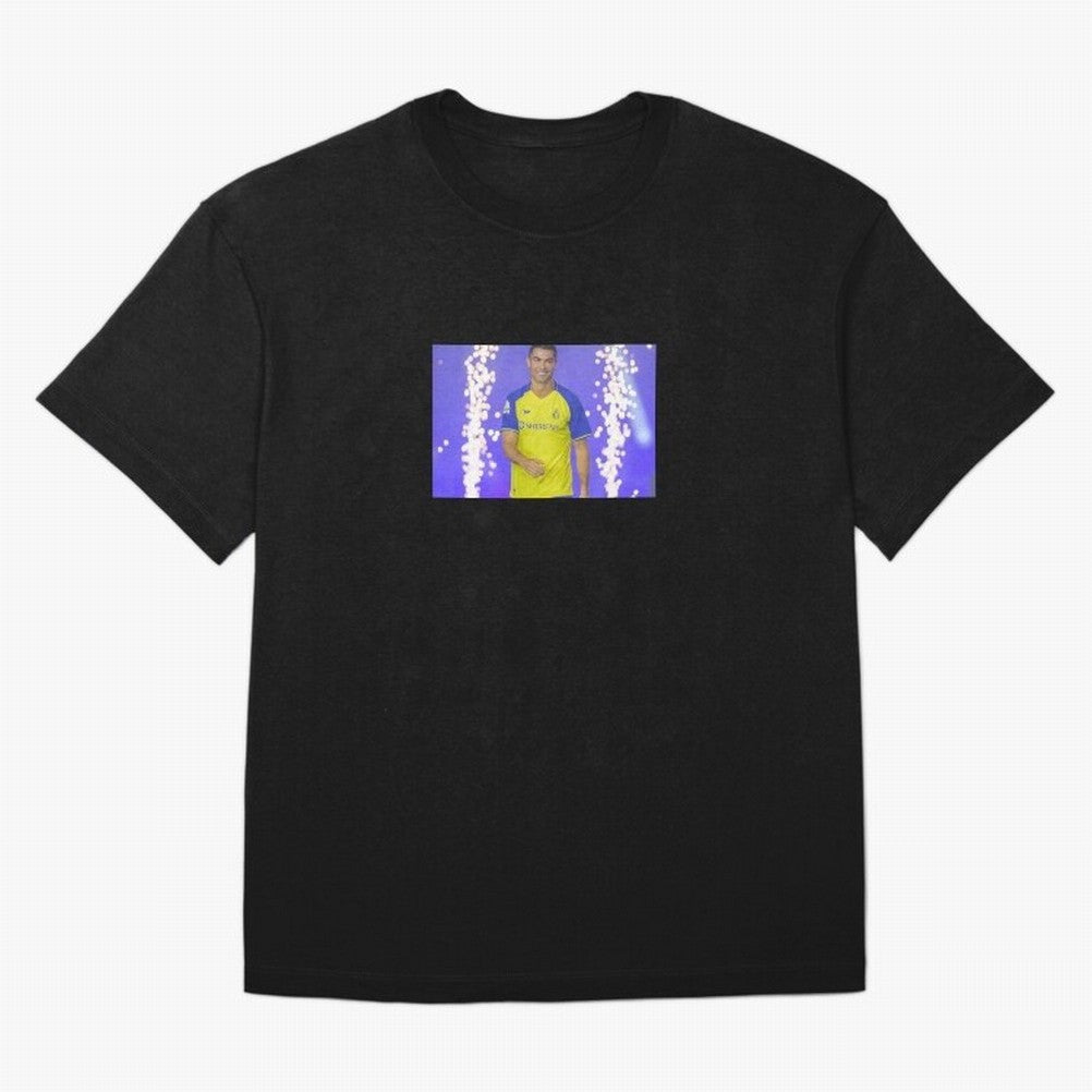CRISTIANO RONALDO AL NASSR Oversized T-Shirt Show Championship Spirit for FIFA World Cup 2026 Inspired by Mbappe, Portugal Energy, Fan Favorite Moments, National Team Passion, Big Match Drama and Soccer History; Created for Match Day Parties,