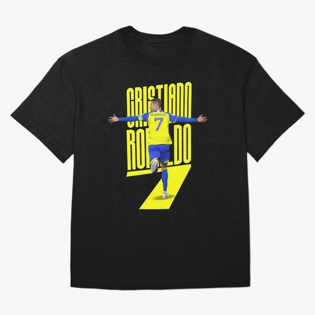 cristiano ronaldo 7 Oversized T-Shirt Show Passion for the Stars of FIFA World Cup 2026 Spirit, Celebrating Argentina, Mbappe, Stadium Memories, Football Loyalty, International Chants and Championship Tradition; Ideal for Football Dads, Football