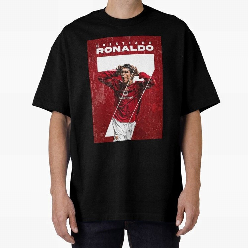 Cristiano Ronaldo Oversized T-Shirt Make Game Day About Global Football Passion for FIFA World Cup 2026 USA Canada Mexico, Celebrating Neymar, England, France and Netherlands, Champion Mindset, Group Stage Buzz, Knockout Tension and Passionate Fan