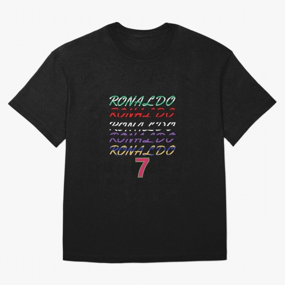 WITH CR7 RONALDO - ALL CAREER Oversized T-Shirt Bring Retro Soccer Energy to the FIFA World Cup 2026 Journey through Messi, Neymar and Mbappe Highlights, Argentina and Brazil Pride, Fan Favorite Moments, National Team Passion, Big Match Drama and